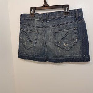 M GUESS New Jean Skirt Mini Denim